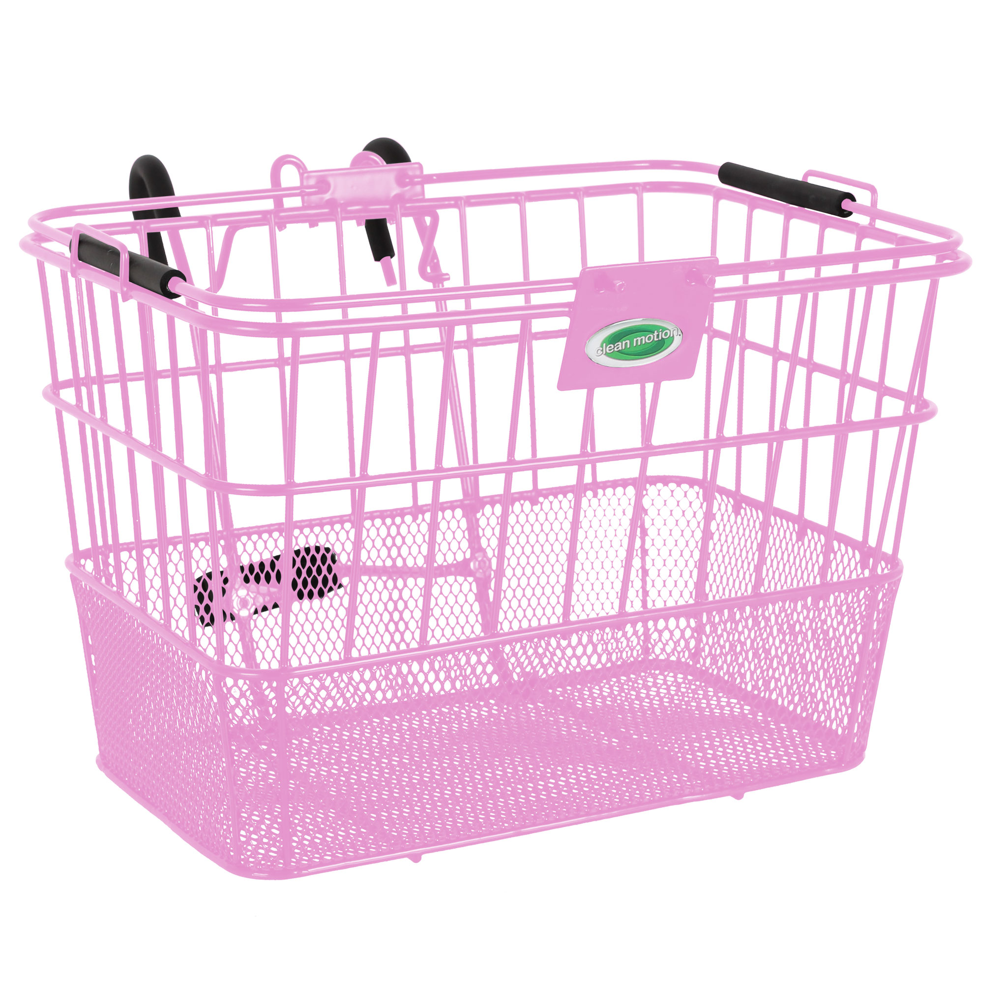 Clean Motion Quik Release Basket, Pink 
