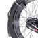 Delta Fat Tire Wall Mount Bike Storage Hook with Rear Wheel Tray - 1-Bike, Up to 5" Tire - Powdercoat Silver