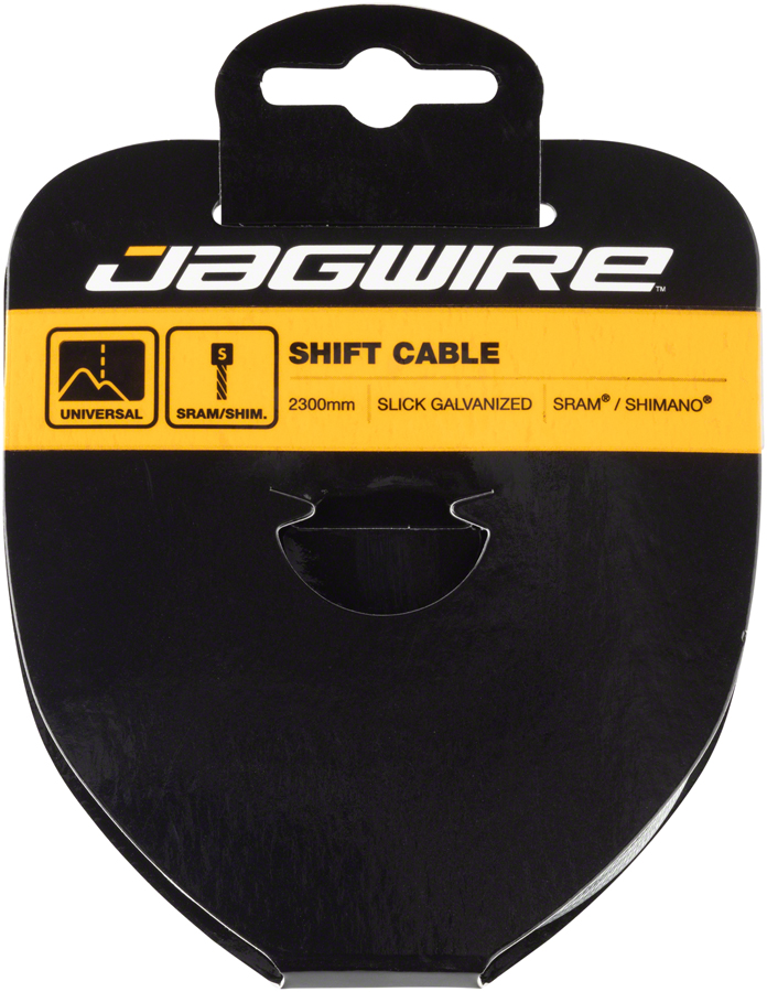 Jagwire Sport Shift Cable - 1.1 x 2300mm, Slick Galvanized Steel, For SRAM/Shimano