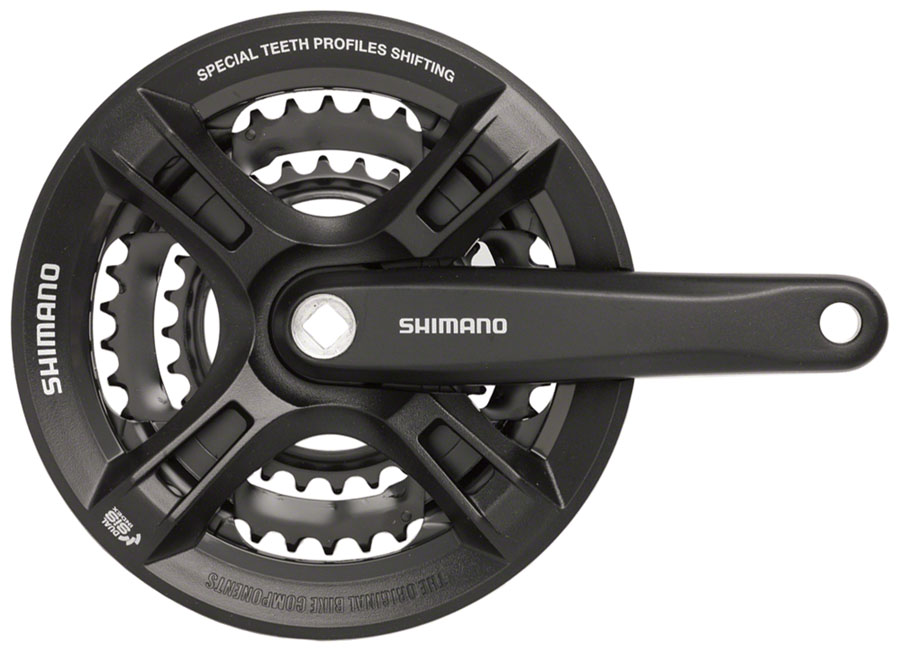 Shimano Altus FC-M311 Crankset - 170mm, 7/8-Speed, 42/32/22t, Riveted, Square Taper JIS Spindle Interface, Black, With Chainguard








    
    

    
        
        
            
                (5%Off)
            
        
        
    
