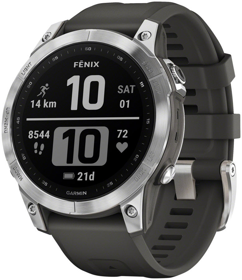 Garmin fenix 7 GPS Smartwatch - 47mm, Silver Case, Graphite Band








    
    

    
        
            
                (30%Off)
            
        
        
        
    
