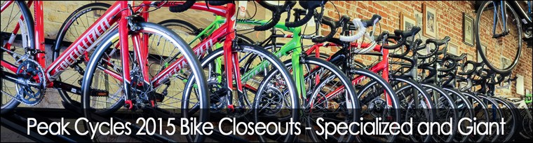 Peak Cycles Closeout Bikes | Specialized and Giant