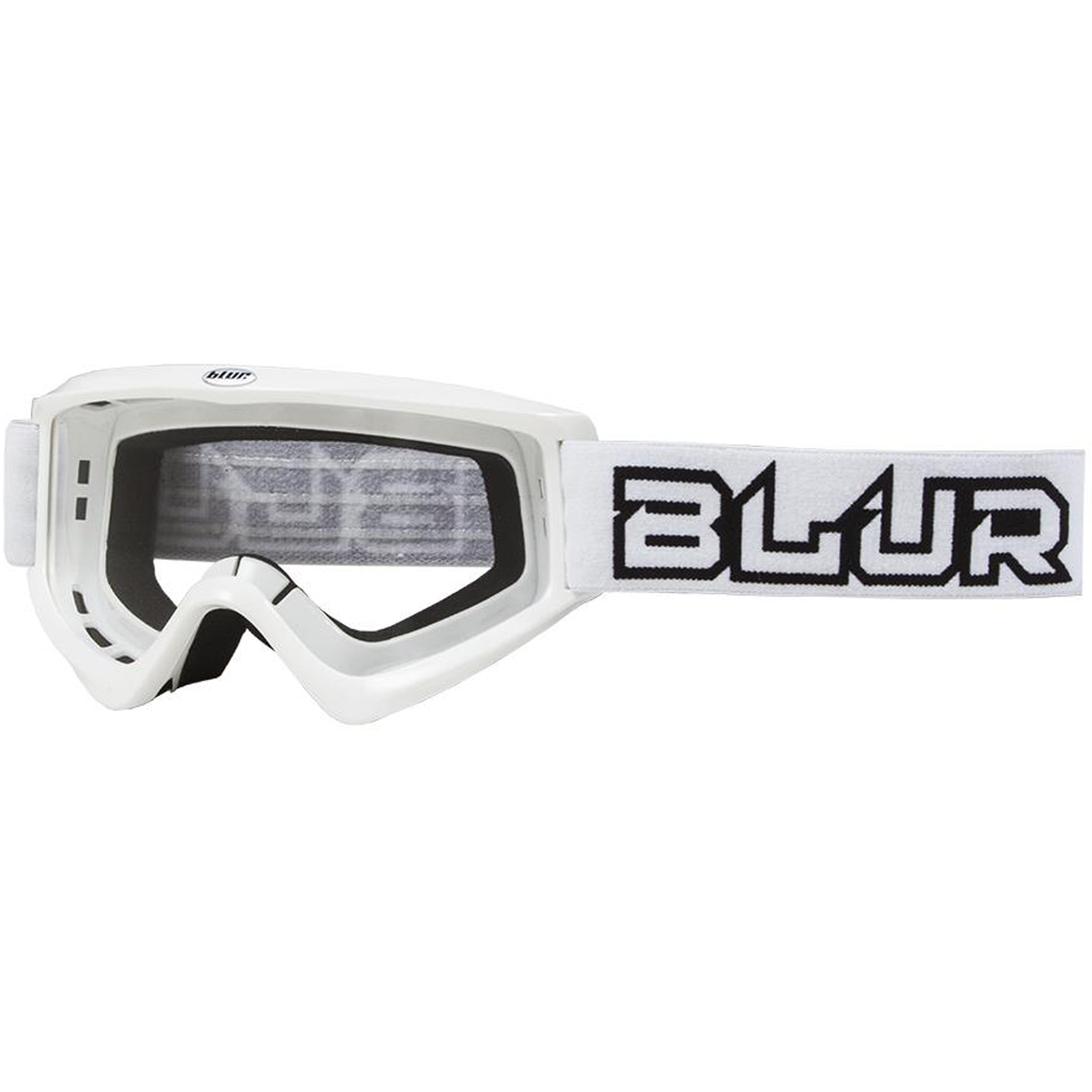 Blur Goggles B-Zero Goggle, White, Clear Lens