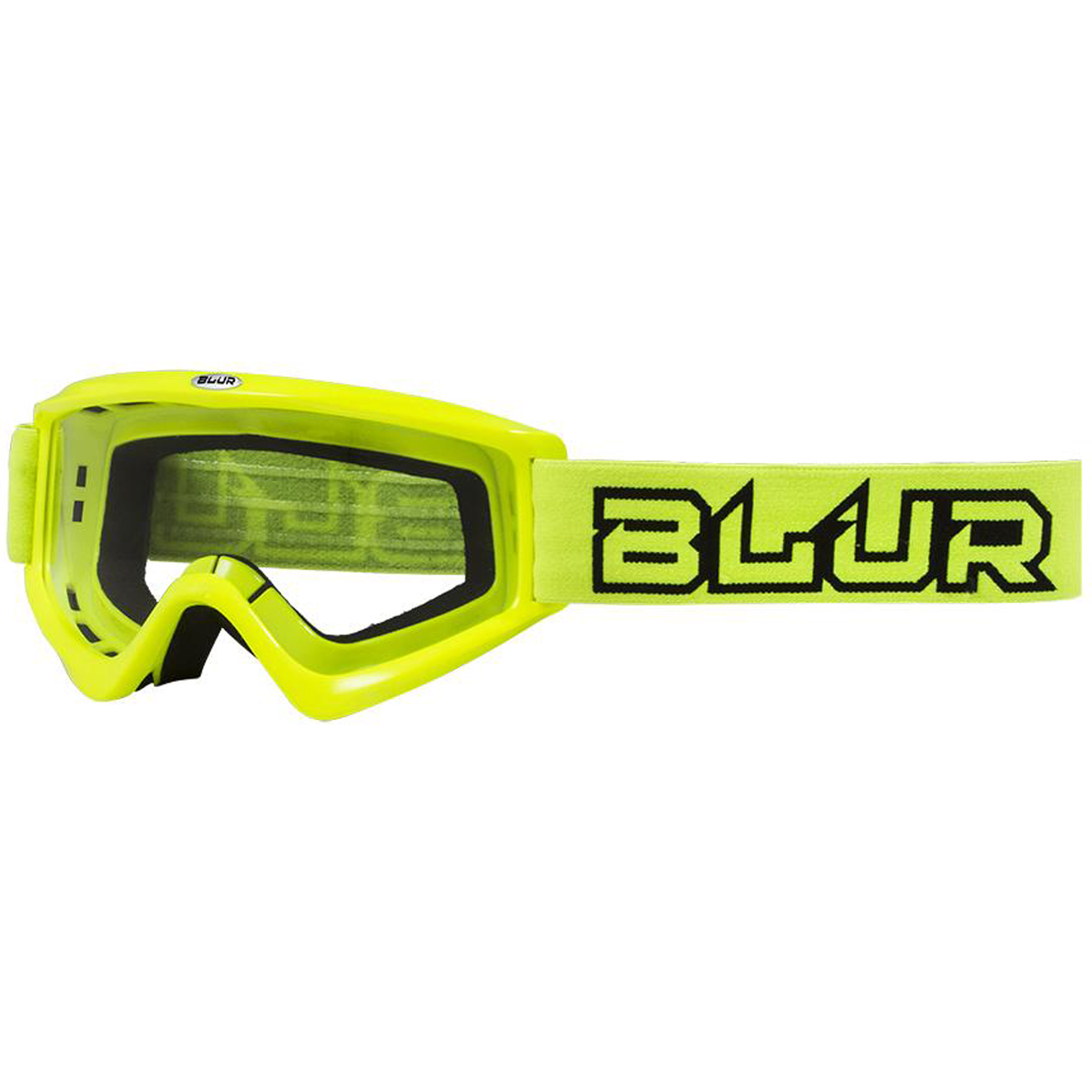 Blur Goggles B-Zero Goggle, Hi-Viz Yellow, Clear Lens