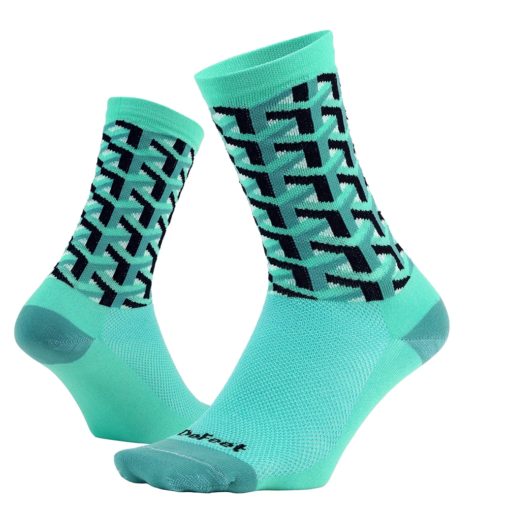 DeFeet Aireator 6" Framework Socks, 7-9, Green