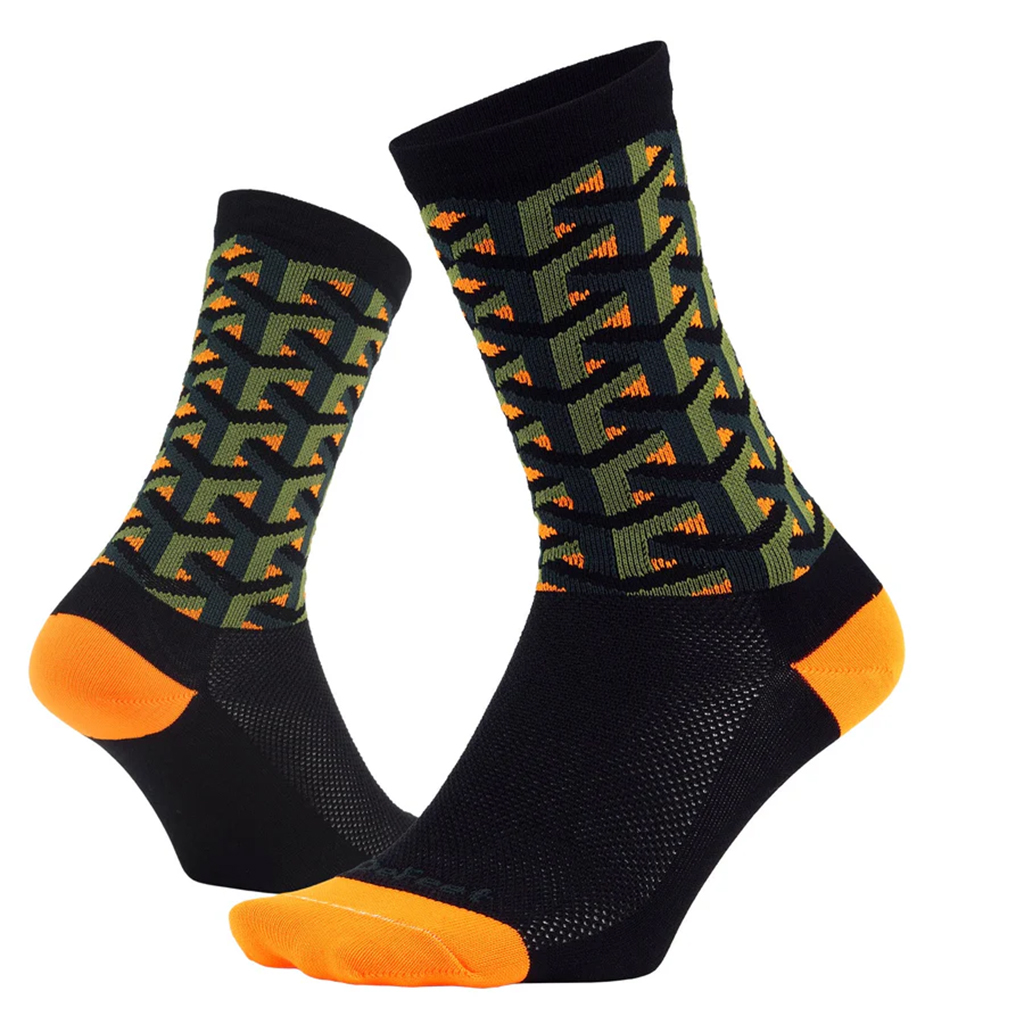 DeFeet Aireator 6" Framework Socks, 7-9, Black