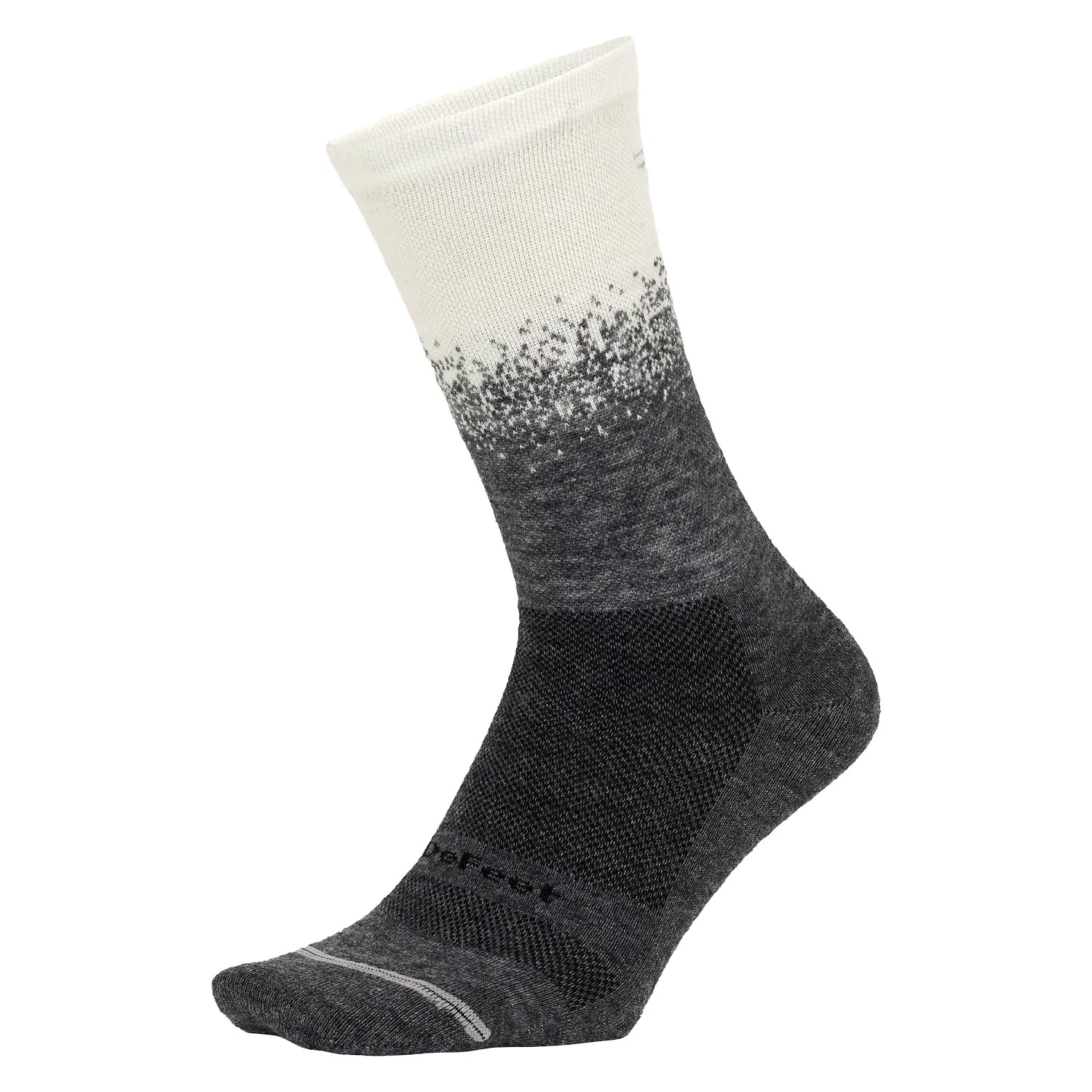 DeFeet Wooleator Pro 6" Gravel Gray Socks, 7-9, Faze
