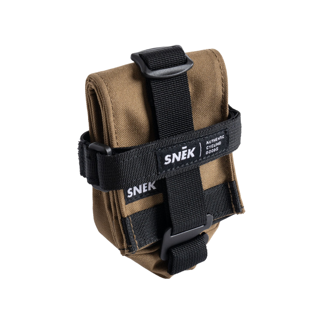 Snek Roll Top Saddle and Frame Bag - Coyote Brown