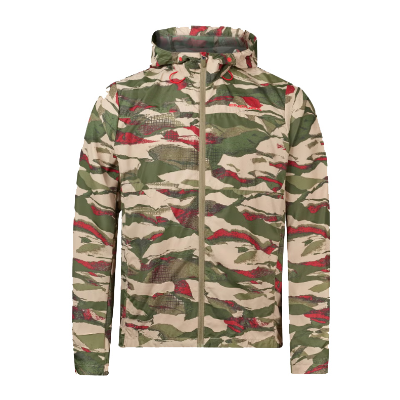 Endura Hummvee Windproof Hooded Shell Jacket, M, Tweed Green