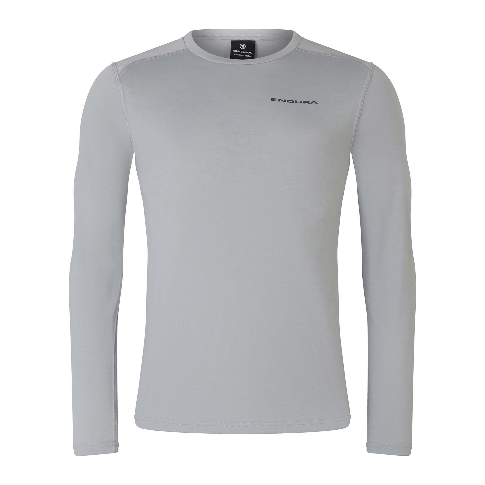 Endura Endura Loop L/S Tech Tee, XL , Dreich Gray ,