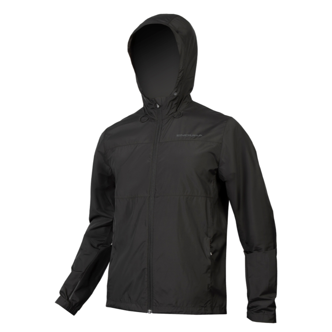 Endura Hummvee Windproof Hooded Shell Jacket, Medium , Black,