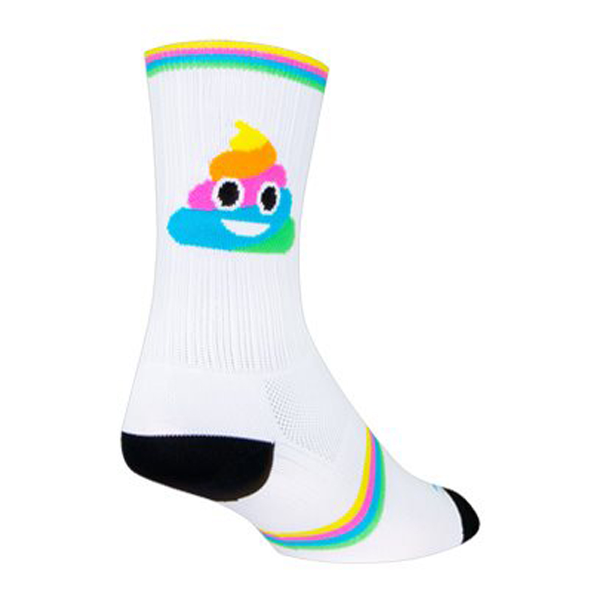 Sockguy Swirl SGX6 Socks, 5-9, White