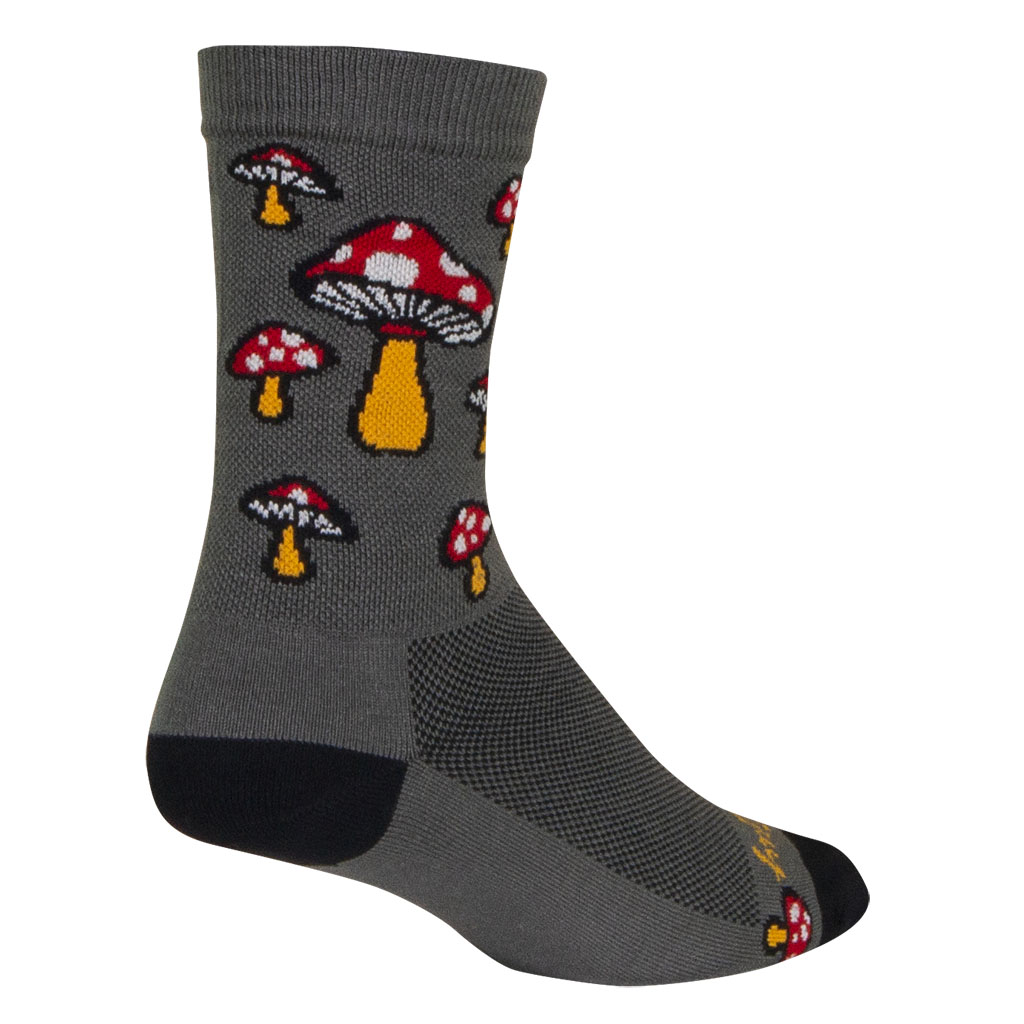 Sockguy Ask Alice Socks, 5-9, Gray