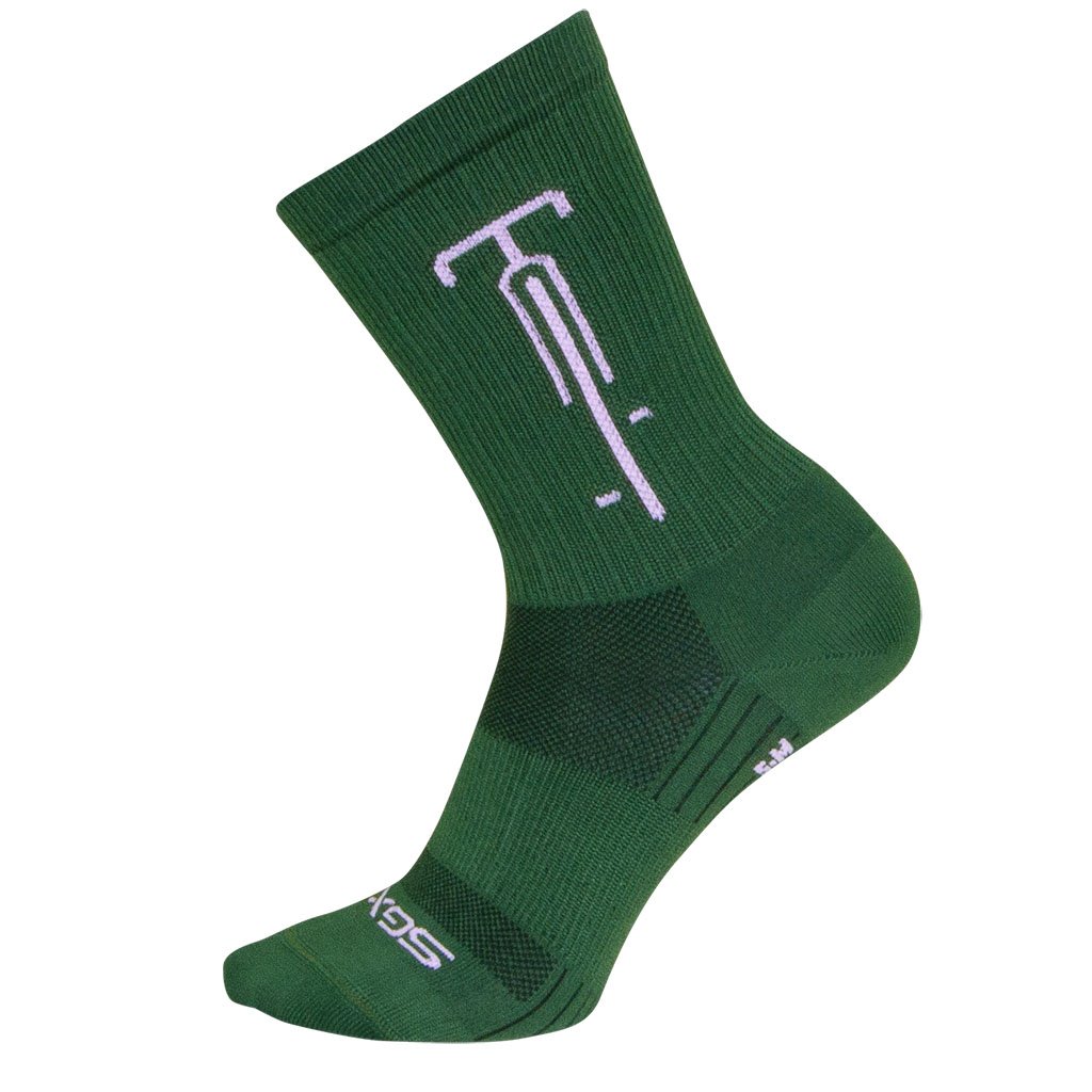 Sockguy Steady Socks, 9-13, Green