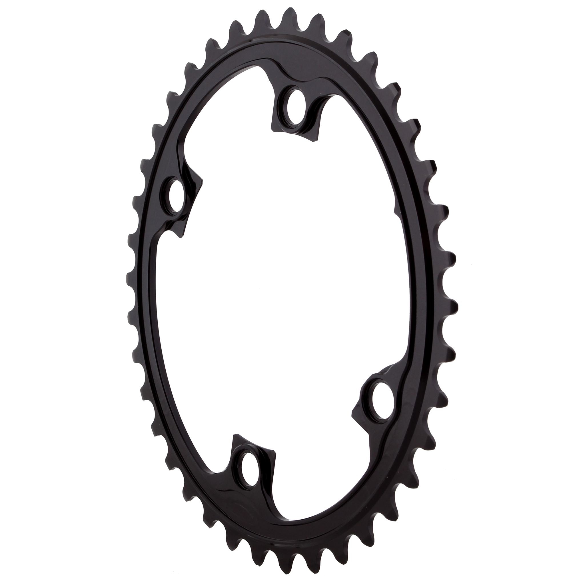 Absolute Black Premium Oval Road 38T, Shimano 9100/8000 - Black