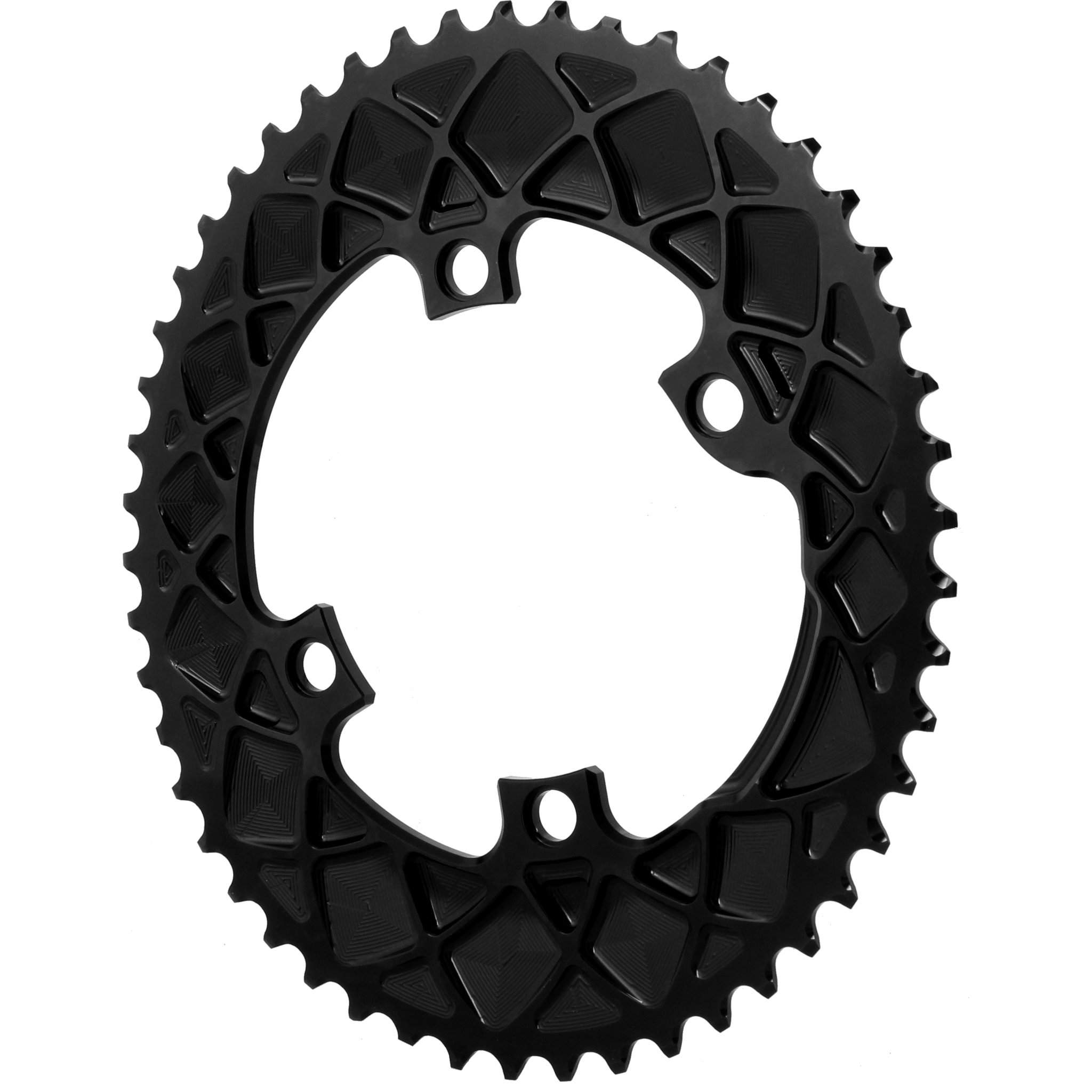 Absolute Black Premium Oval Road 50T, Shimano 9100/8000 - Black