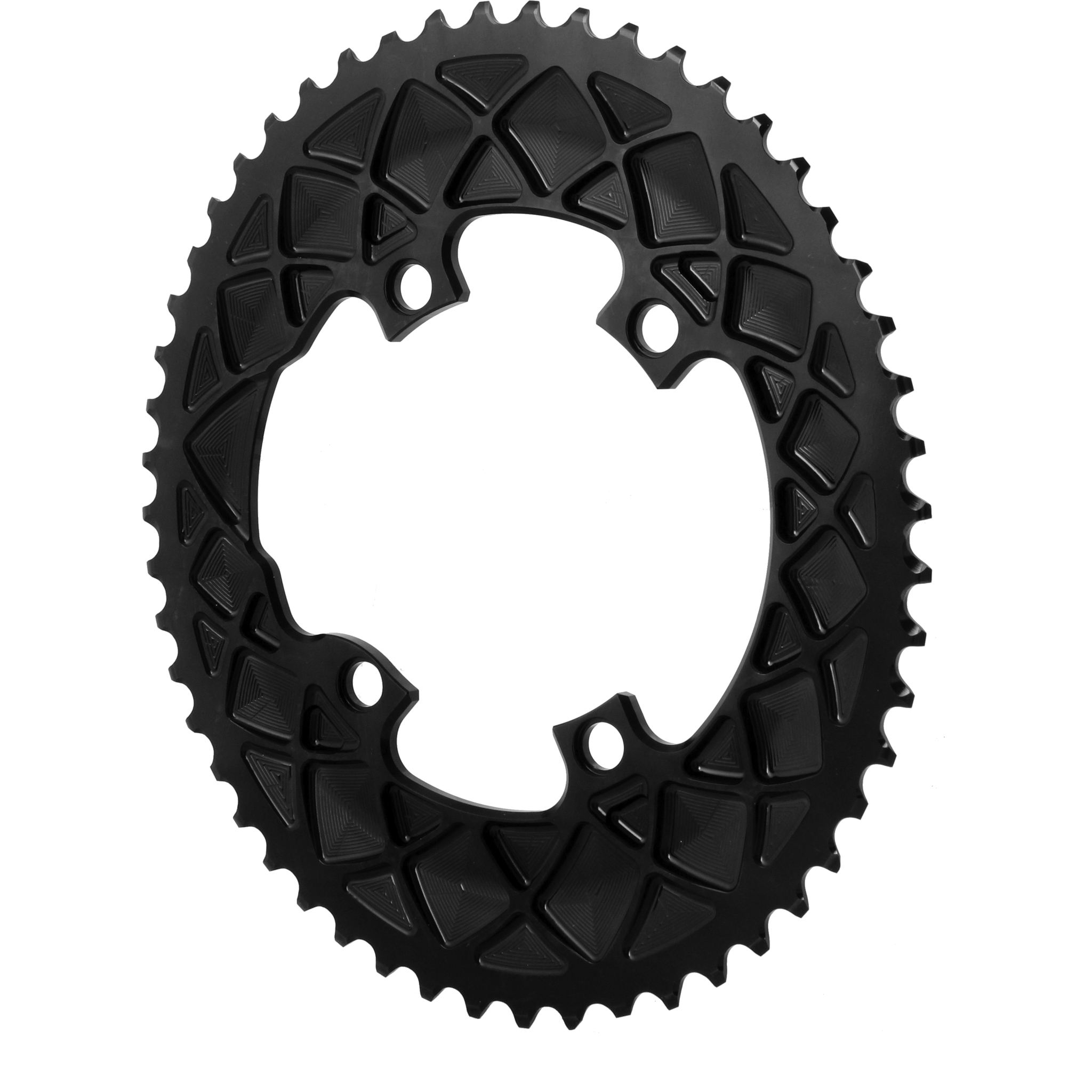 Absolute Black Premium Oval Road 52T, Shimano 9100/8000 - Black
