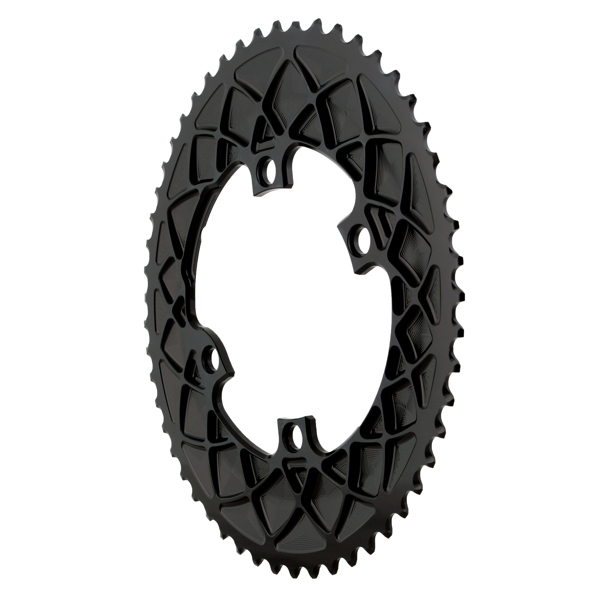 Absolute Black Premium Oval Road 53T, Shimano 9100/8000 - Black
