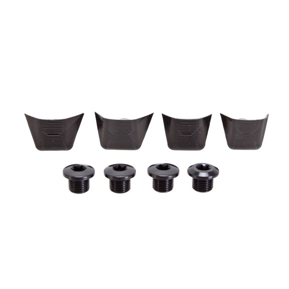 Absolute Black Bolt Cover Ultegra 6800, Black