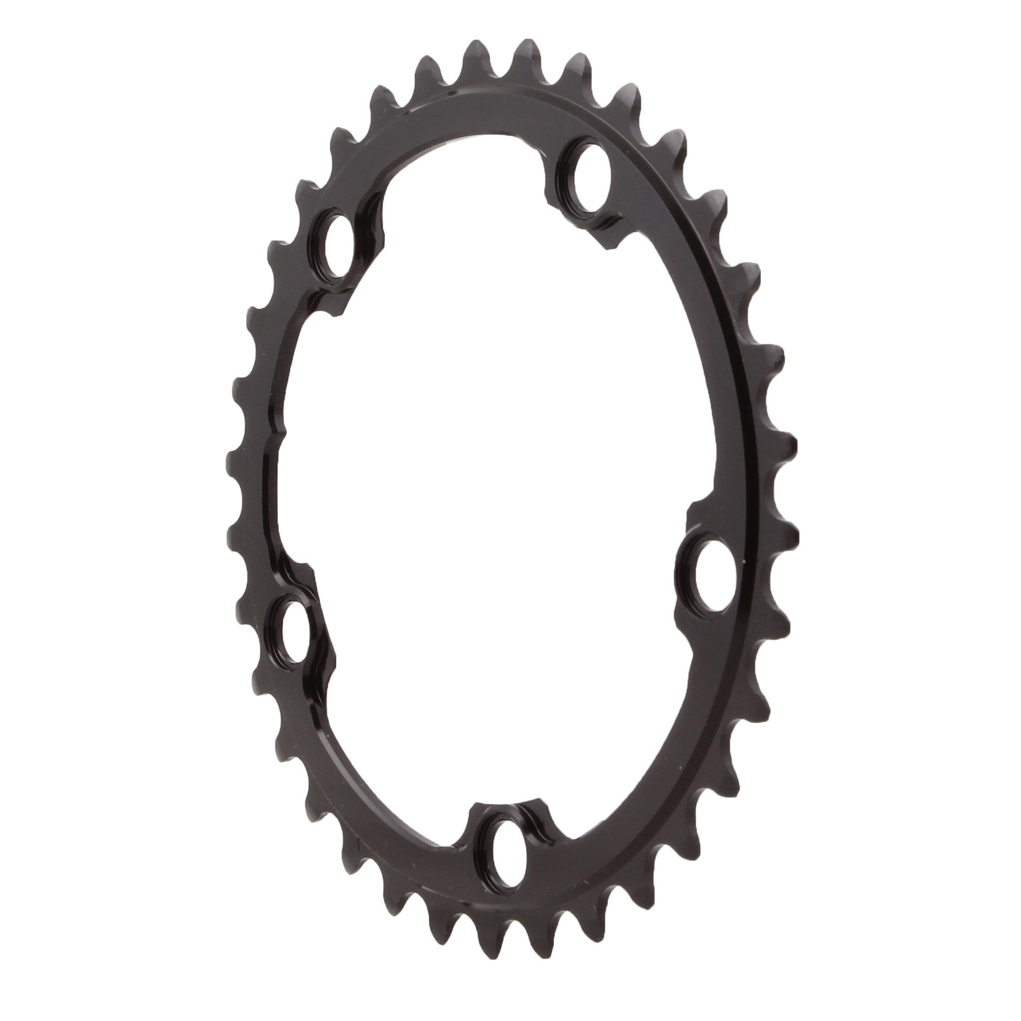Absolute Black Round Chainring, 5x110BCD 34T - Black