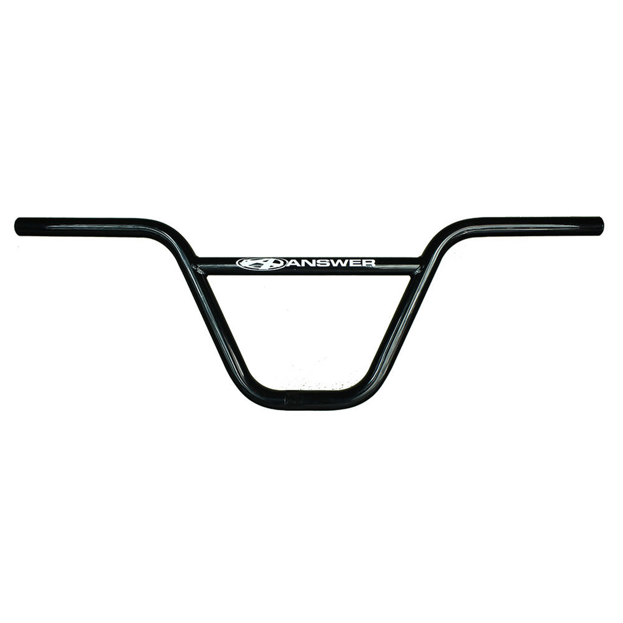 AnswerBMX Pro Flat CrMo BMX Bars, (22.2) 8.5", Black