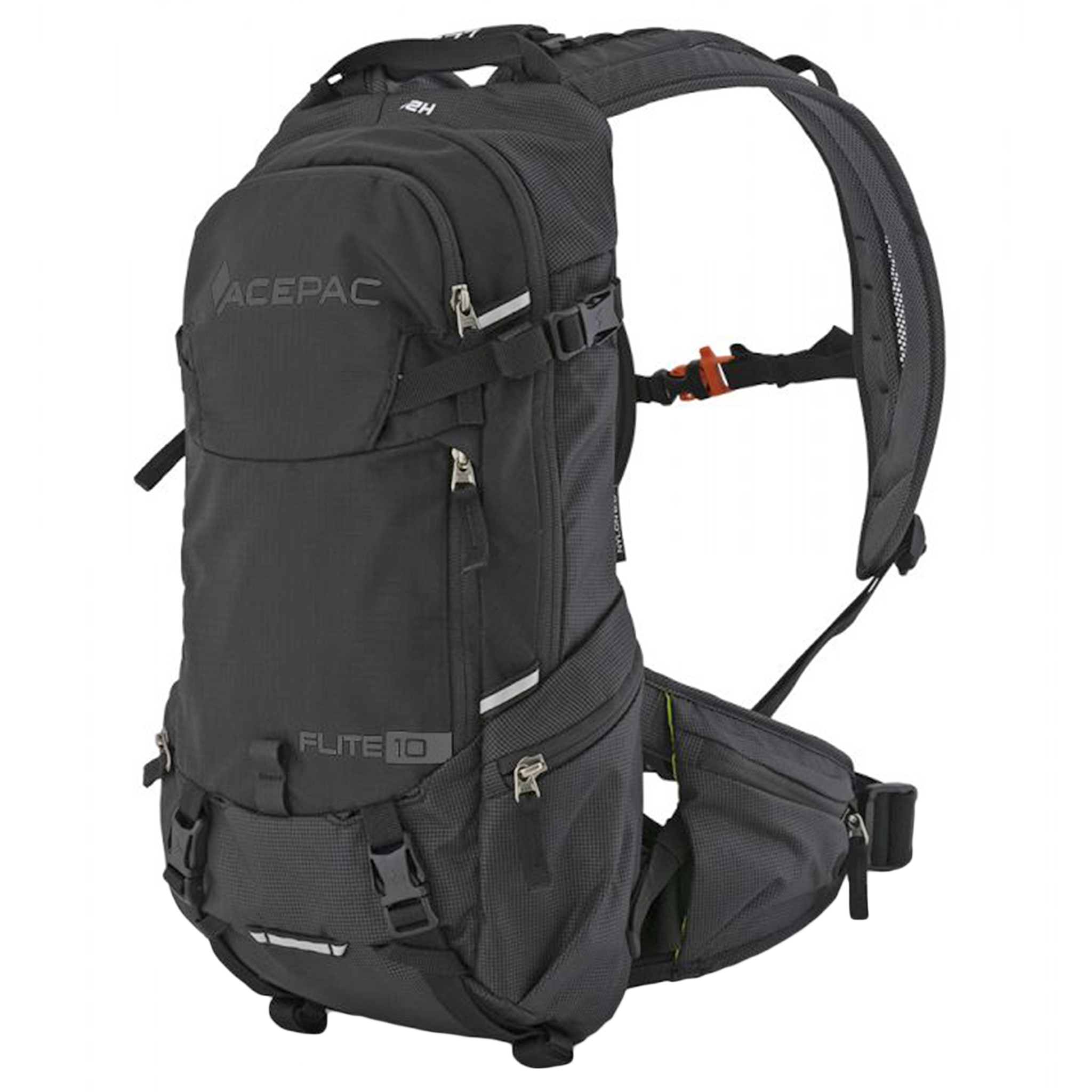Acepac Flite 10 Hydration Pack, Black 