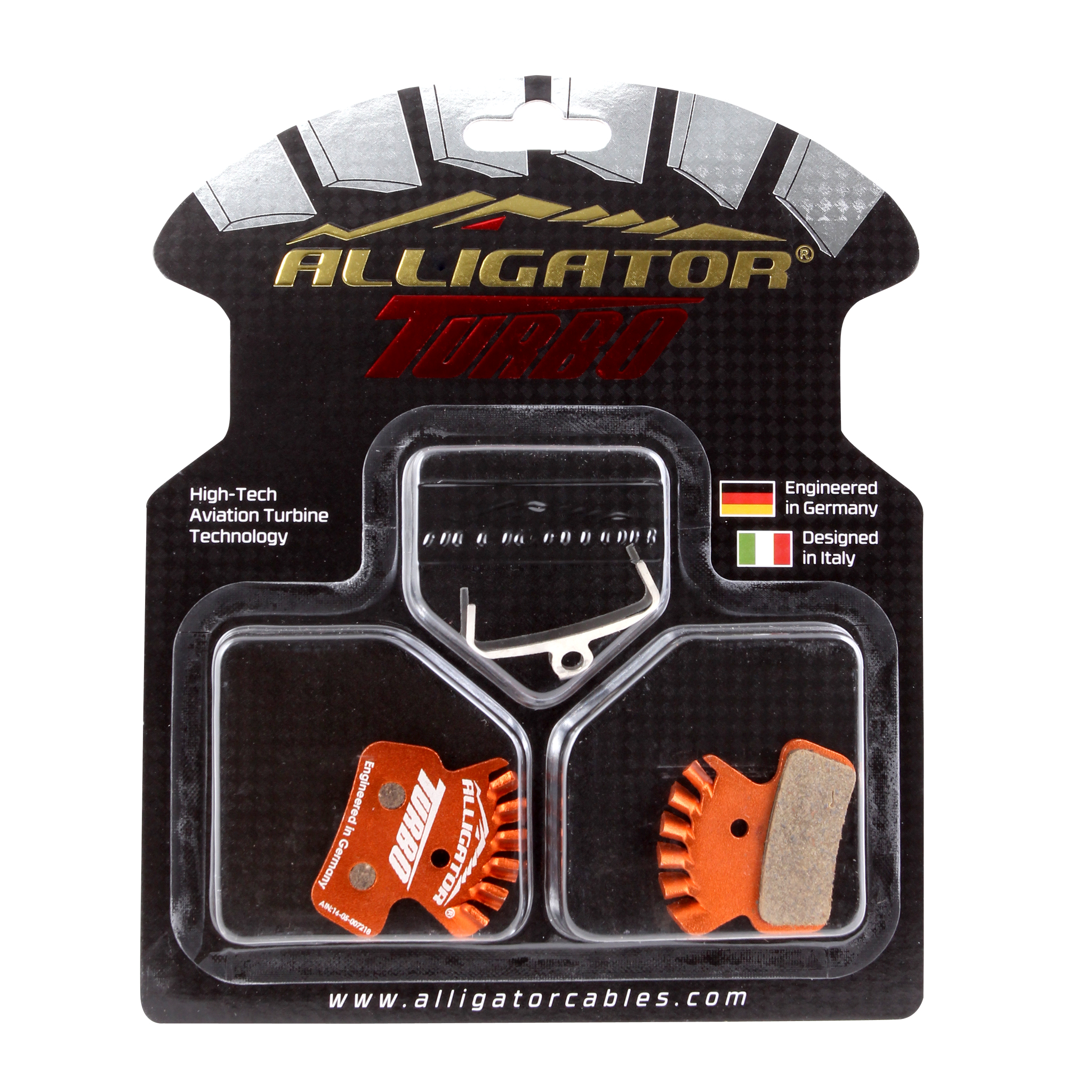 Alligator Turbo Disc Pads, Avid XO/9/7 Trail, SRAM Guide