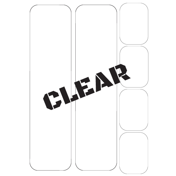Module Lite Shield Frame Protector Kit, Matte Clear