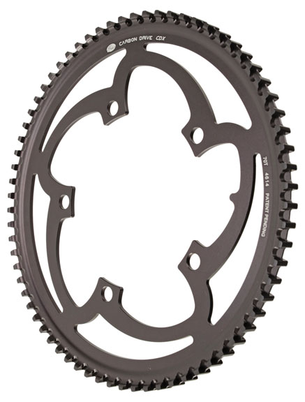 Gates Carbon Drive Belt Drive CDX Front Sprocket, 130BCD, 70t