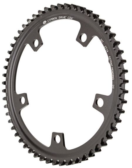 Gates Carbon Drive Belt Drive CDX Front Sprocket, 130BCD, 55t Di2