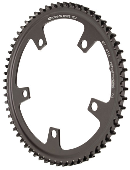 Gates Carbon Drive Belt Drive CDX Front Sprocket, 130BCD - 60t Di2