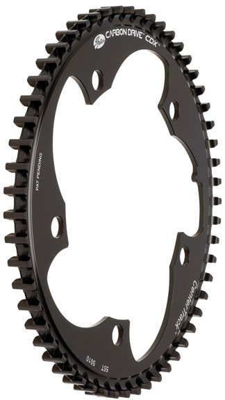 Gates Carbon Drive Belt Drive CDX Front Sprocket, 130BCD, 55t