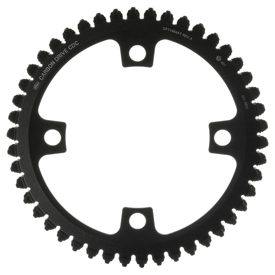 Gates Carbon Drive Belt Drive CDC Front Sprocket, 104BCD, 46t