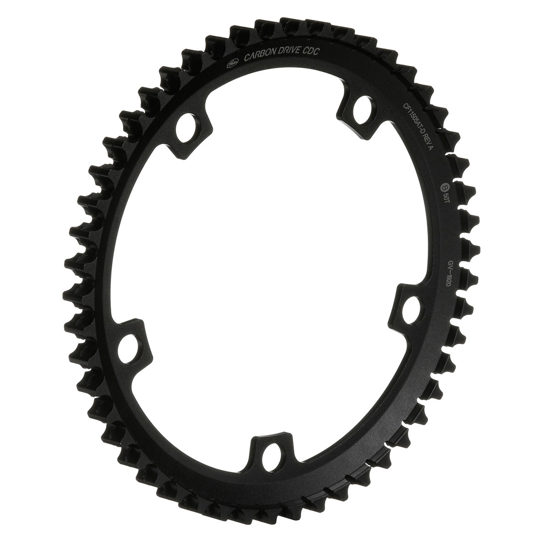 Gates Carbon Drive Belt Drive CDC Front Sprocket, 130BCD, Di2, 50t