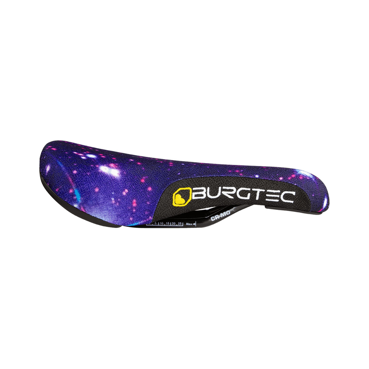 Burgtec The Cloud Boost Saddle, Cromo/Plastic Base, Nebula