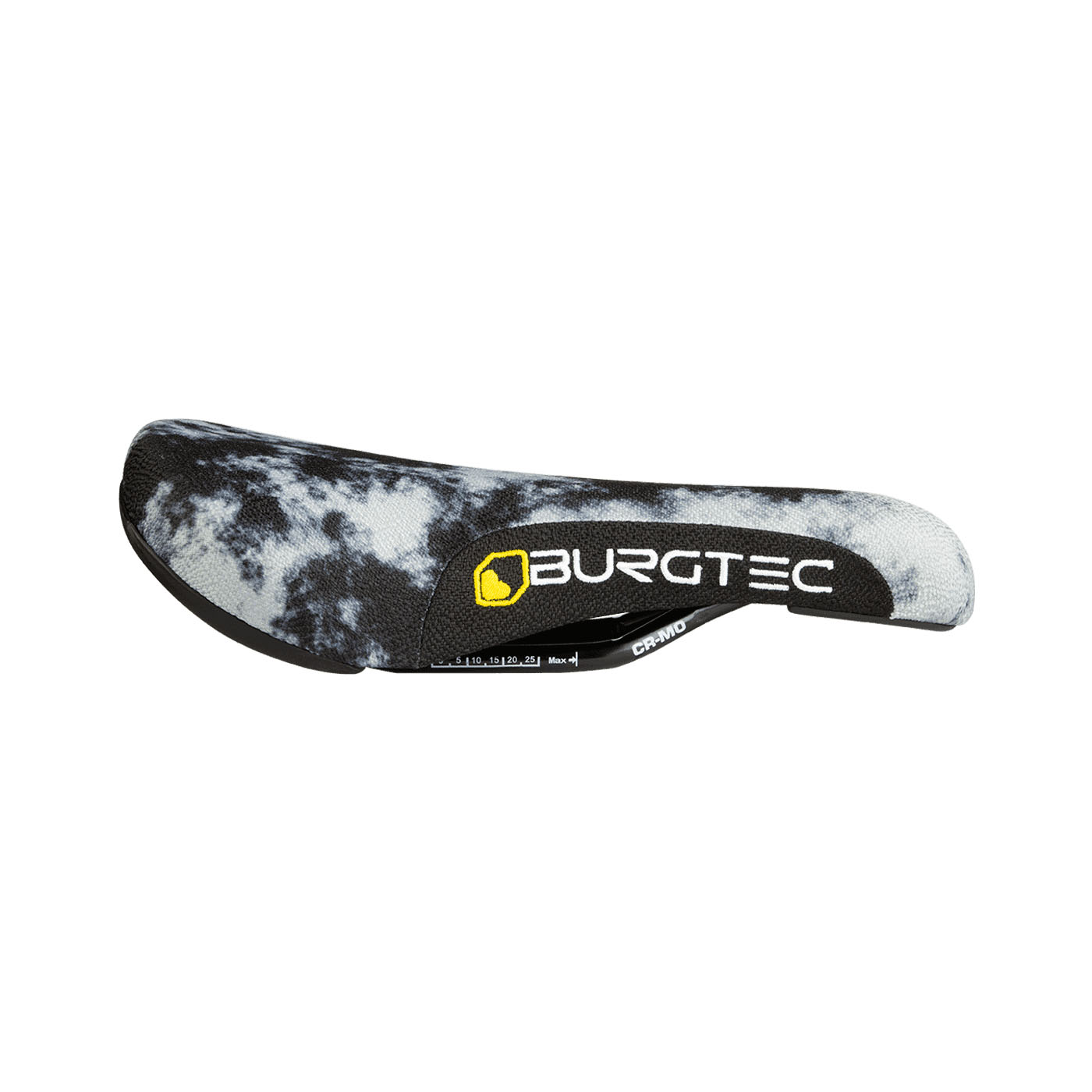 Burgtec The Cloud Boost Saddle, Cromo/Plastic Base, Acid Wash