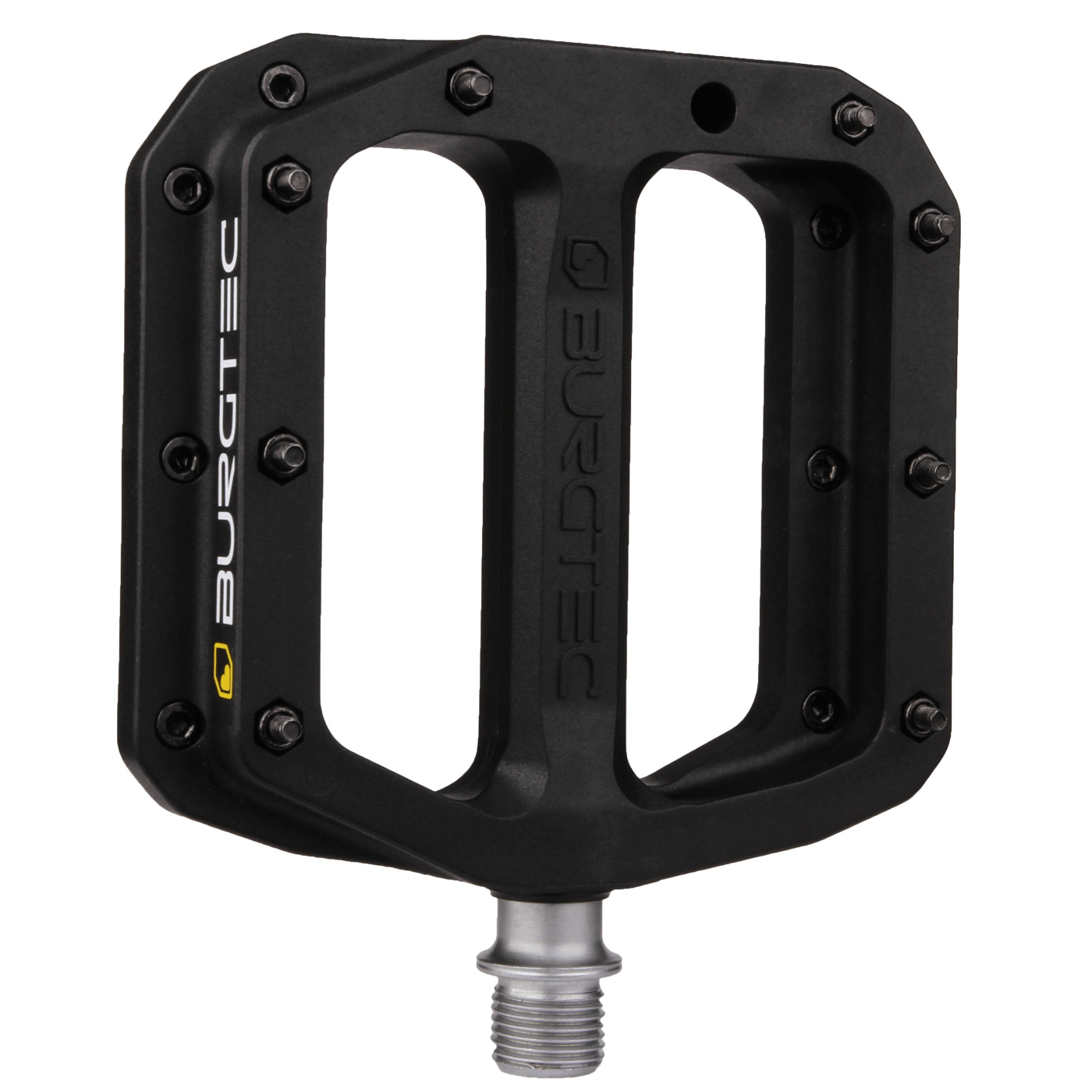 Burgtec MK4 Composite Flat Pedals, Black