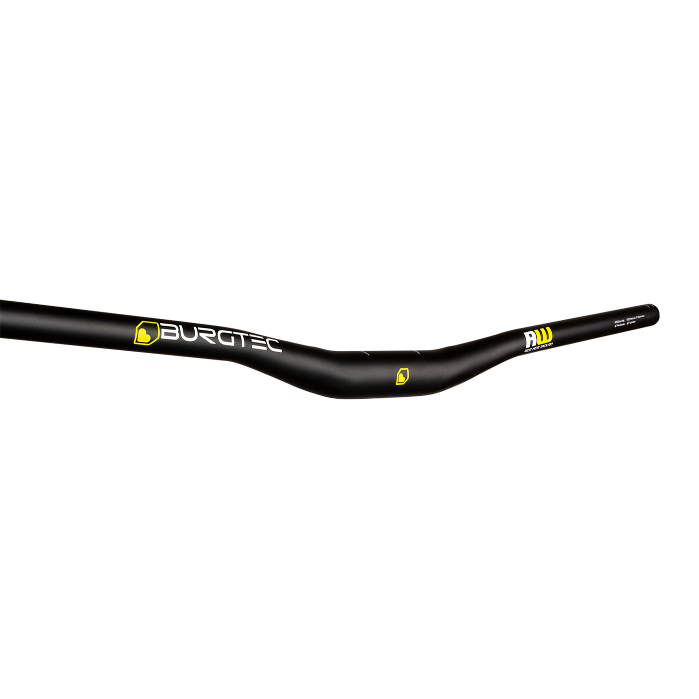 Burgtec Ride Wide Enduro Riser Bar, (35) 22.5mm/800mm, Black