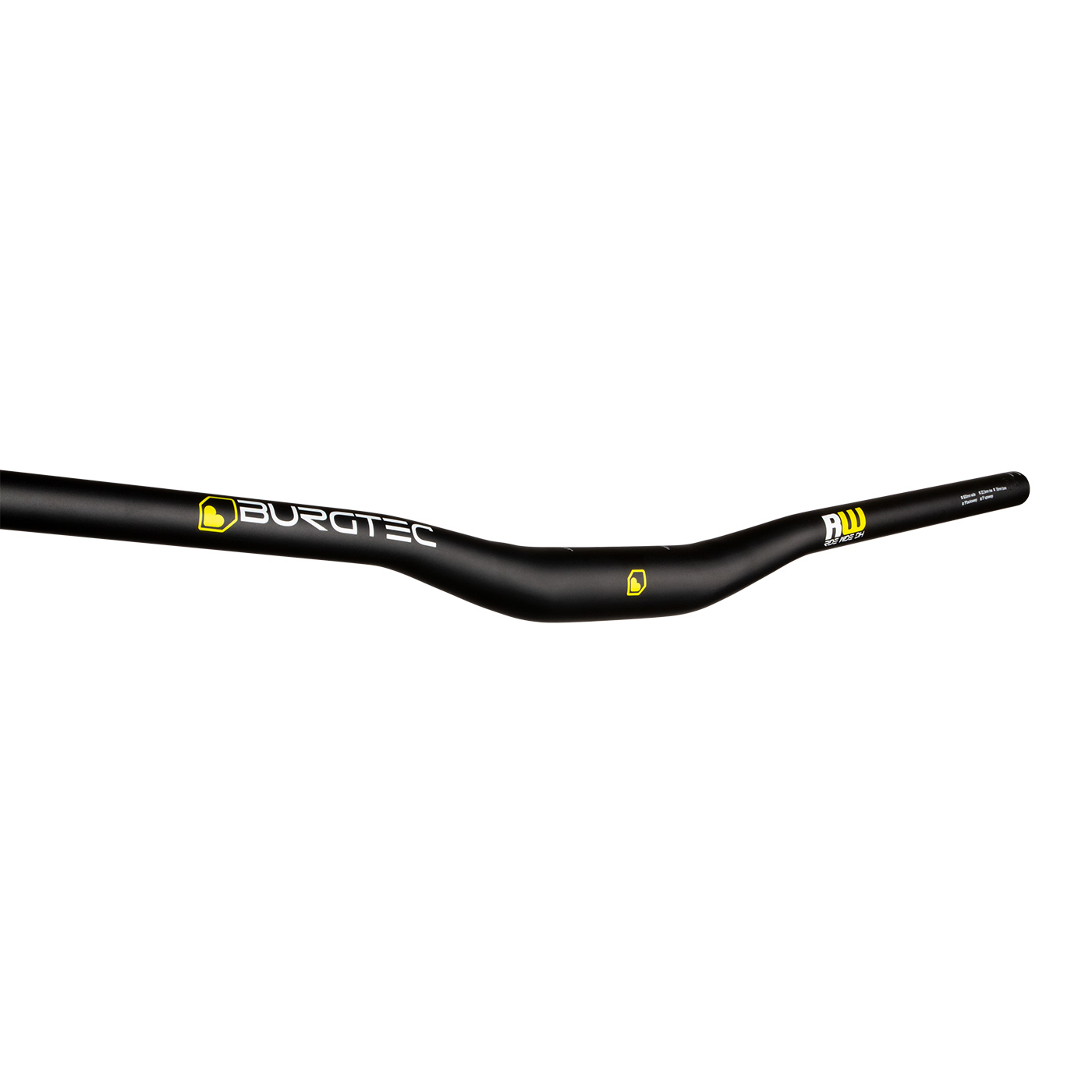 Burgtec Ride Wide DH Riser Bar, (35.0) 22.5mm/800mm, Black
