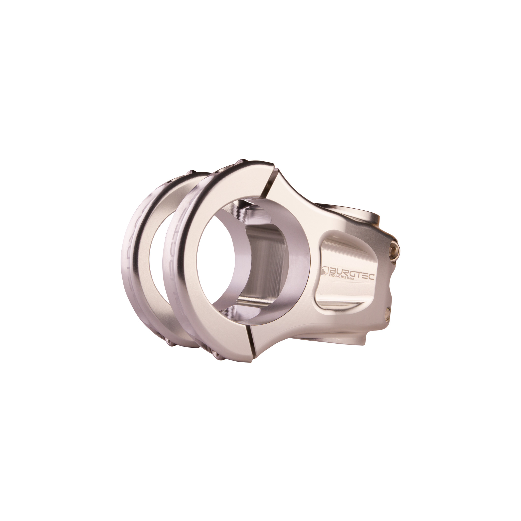 Burgtec Enduro MK3 Stem, (35.0) 0d x 35mm, Rhodium Silver