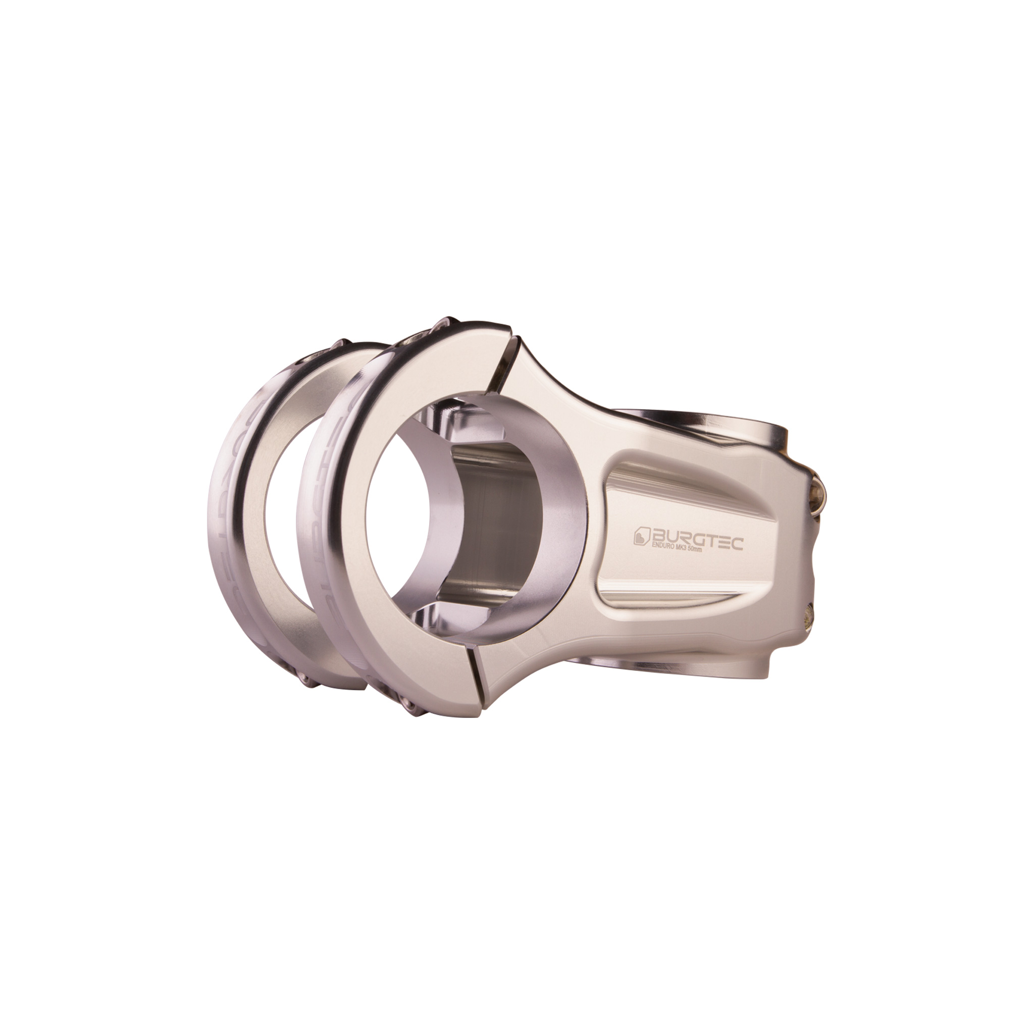 Burgtec Enduro MK3 Stem, (35.0) 0d x 50mm, Rhodium Silver