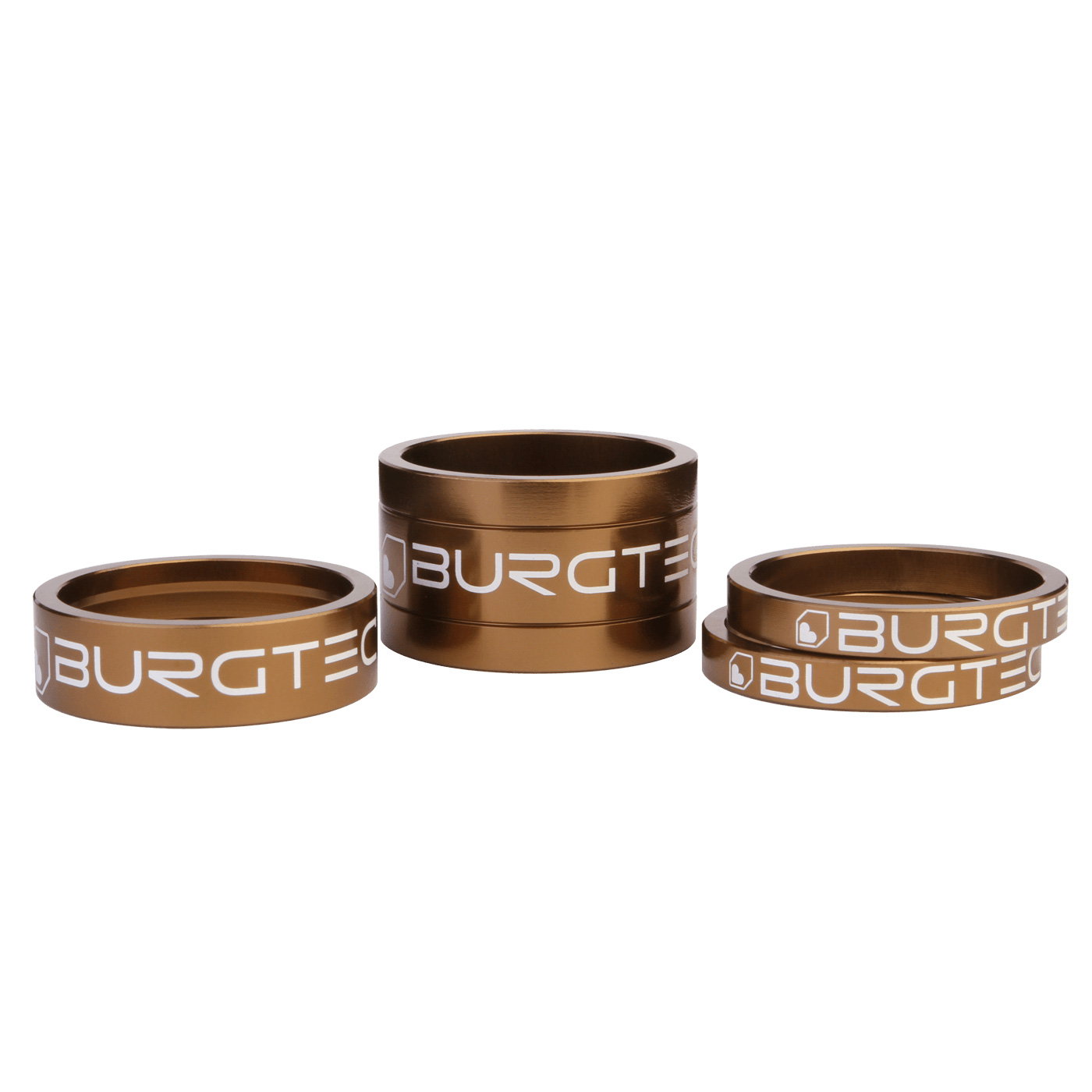 Burgtec Stem Spacer Kit, Kash Bronze, 4/Count