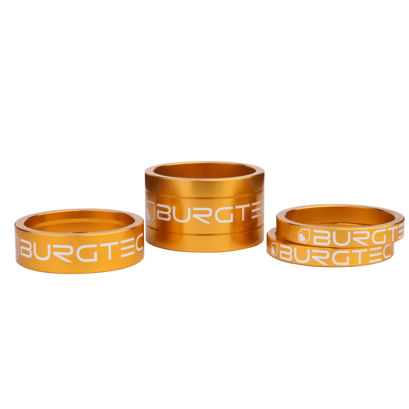 Burgtec Stem Spacer Kit - Bullion Gold Set/4