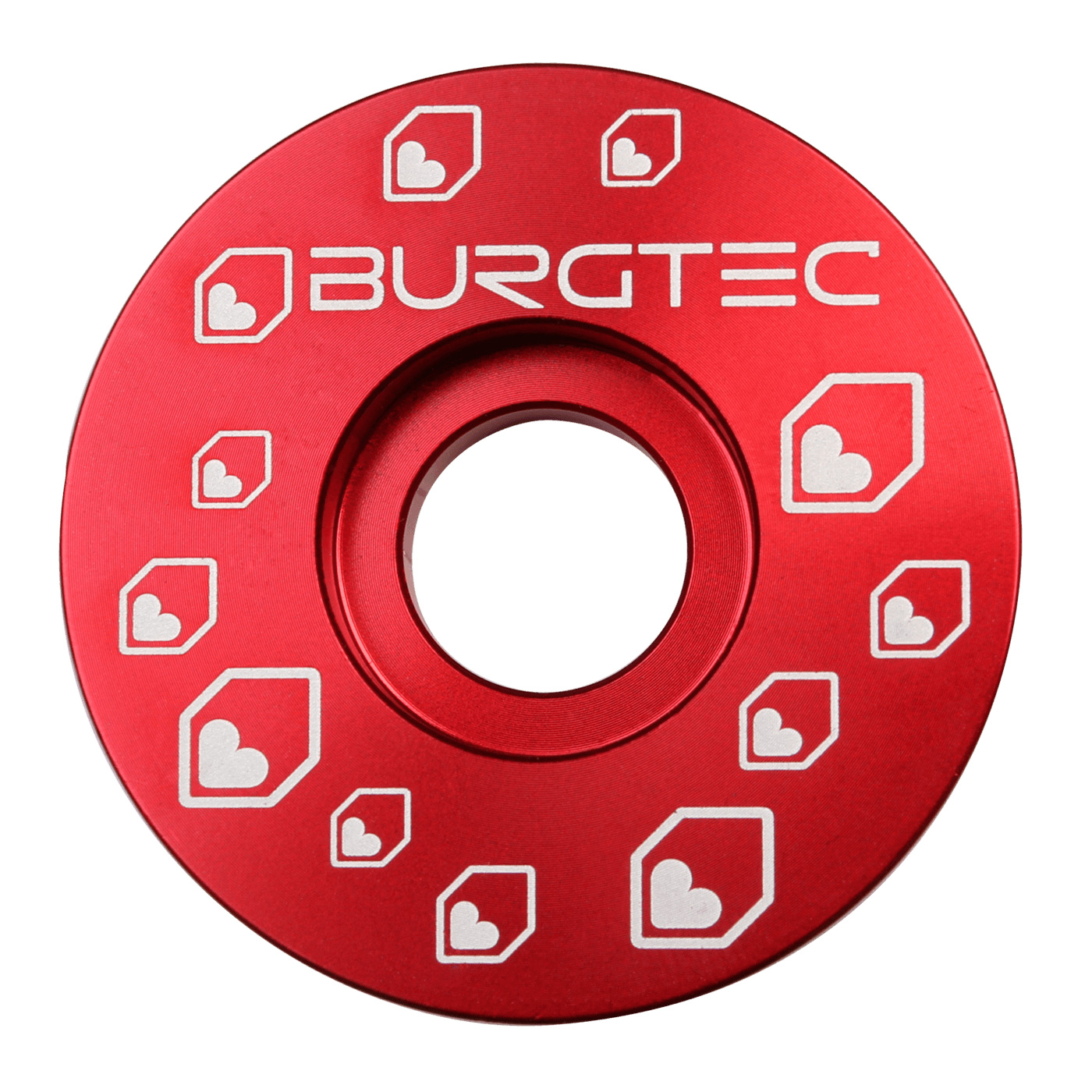 Burgtec Top Cap - Race Red