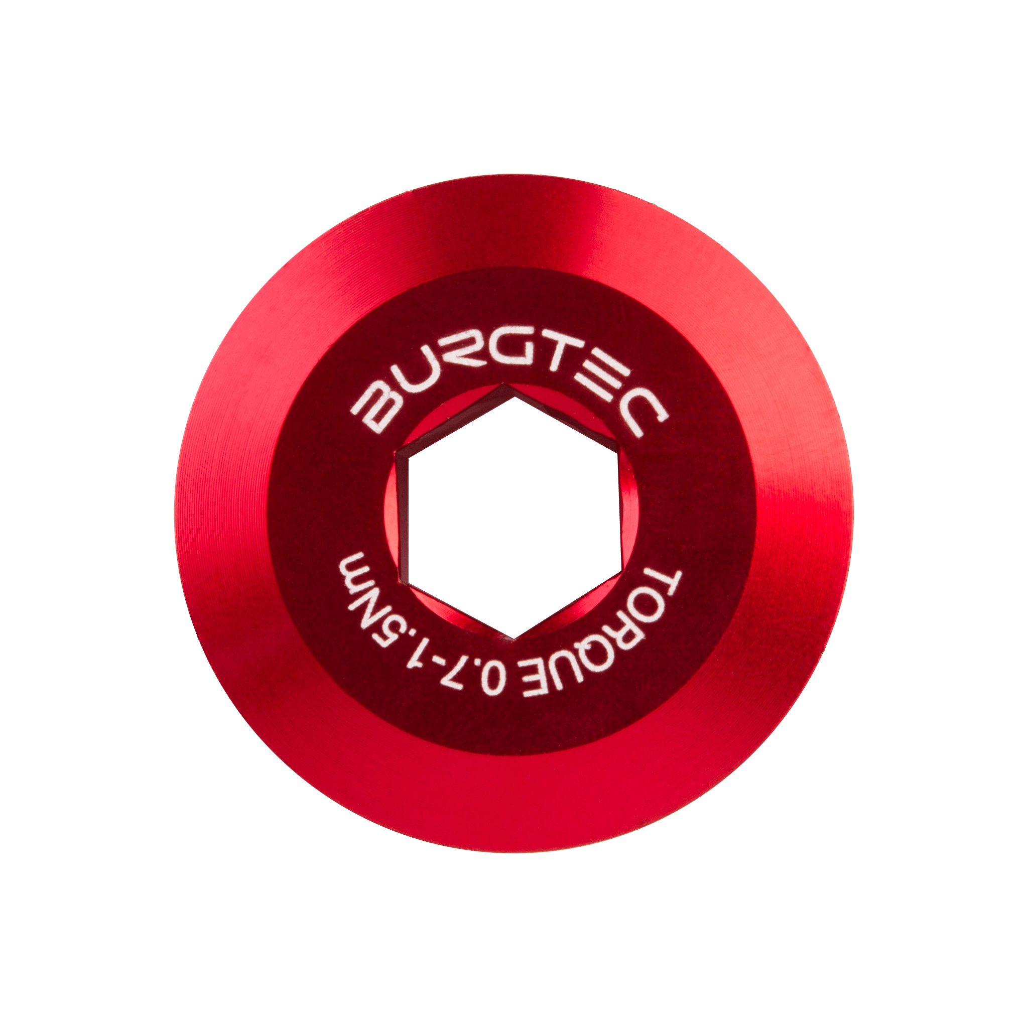 Burgtec Shimano Crank Bolt - Race Red