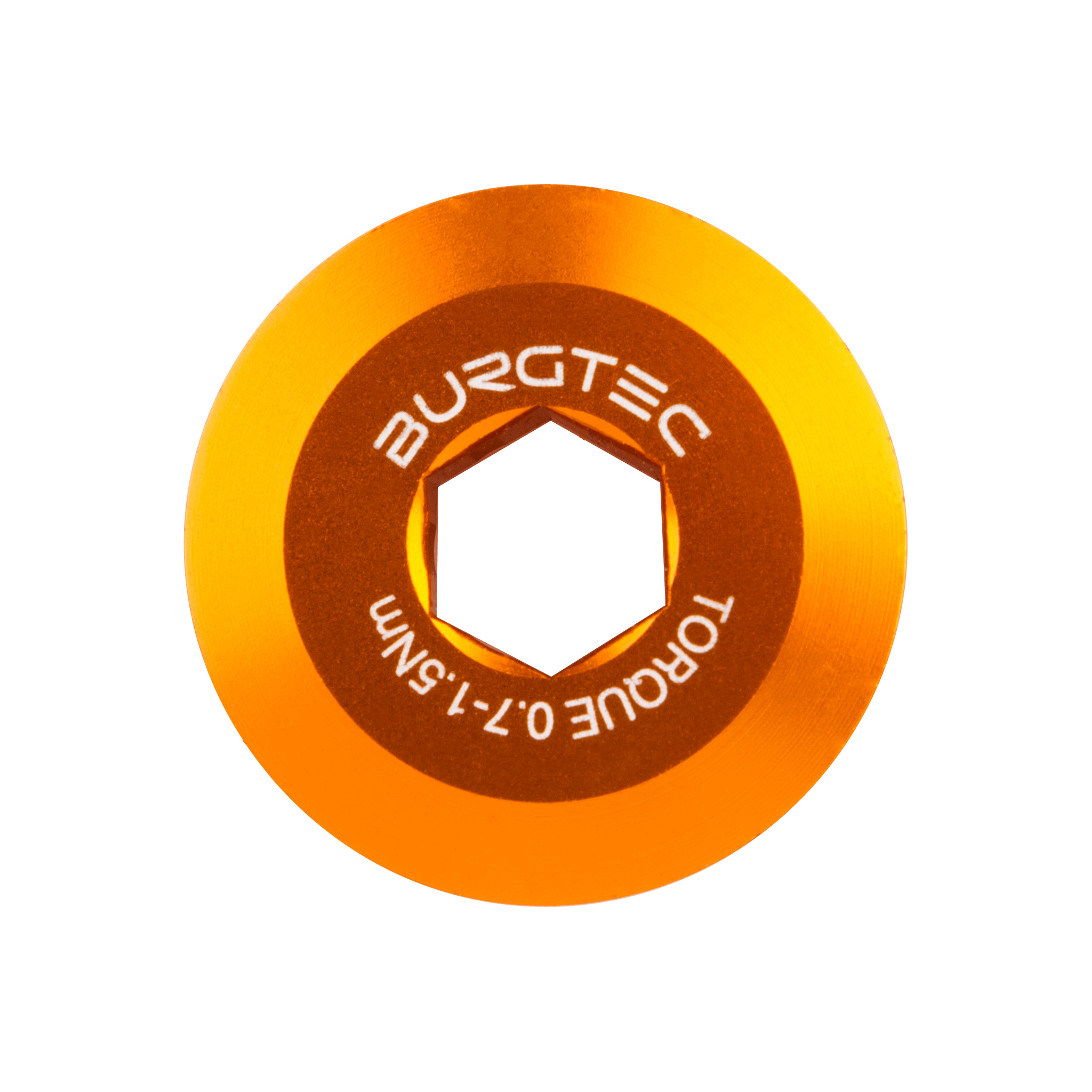 Burgtec Shimano Crank Bolt - Iron Bro Orange