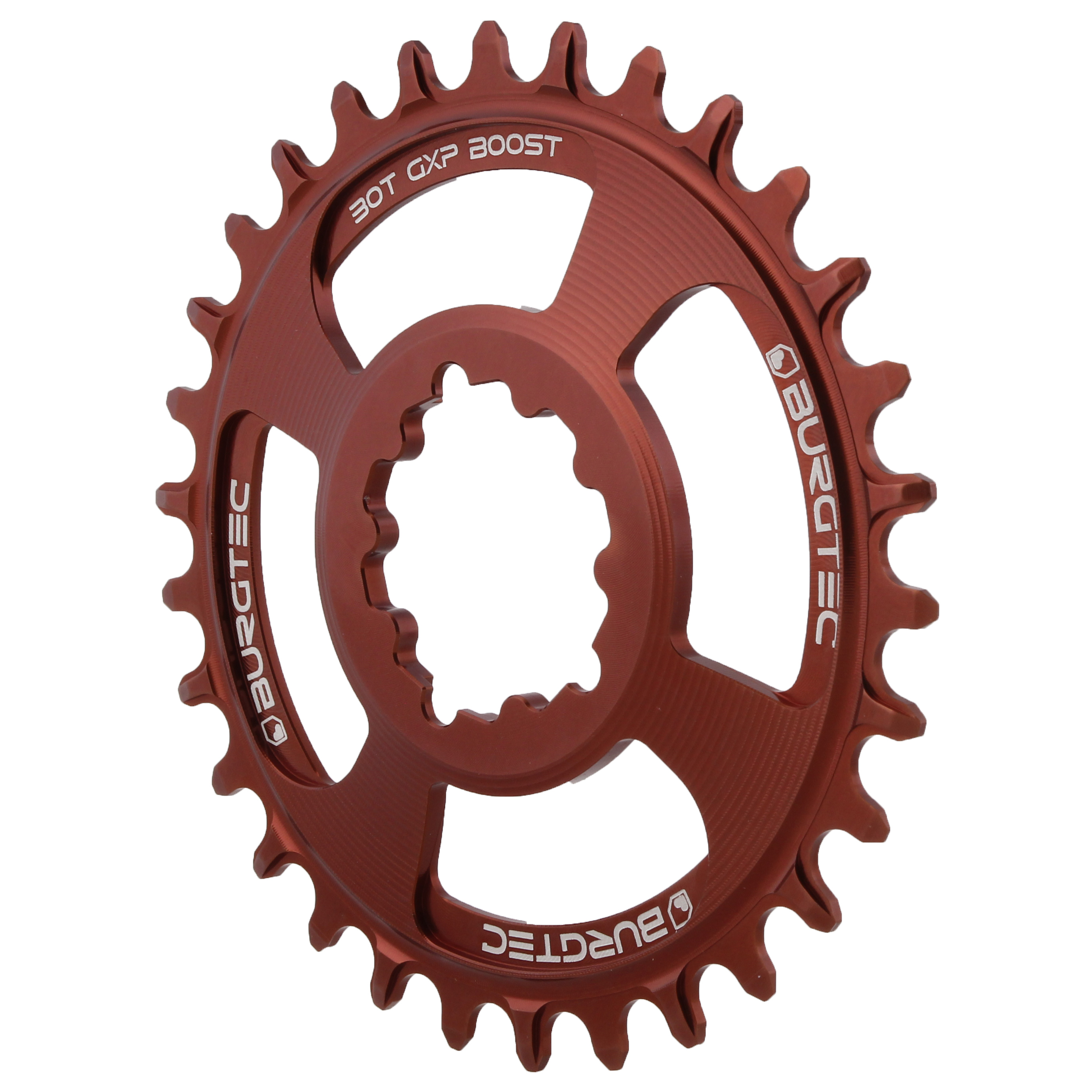 Burgtec GXP Boost 3mm Thick Thin Chainring, 30T, Kash Bronze
