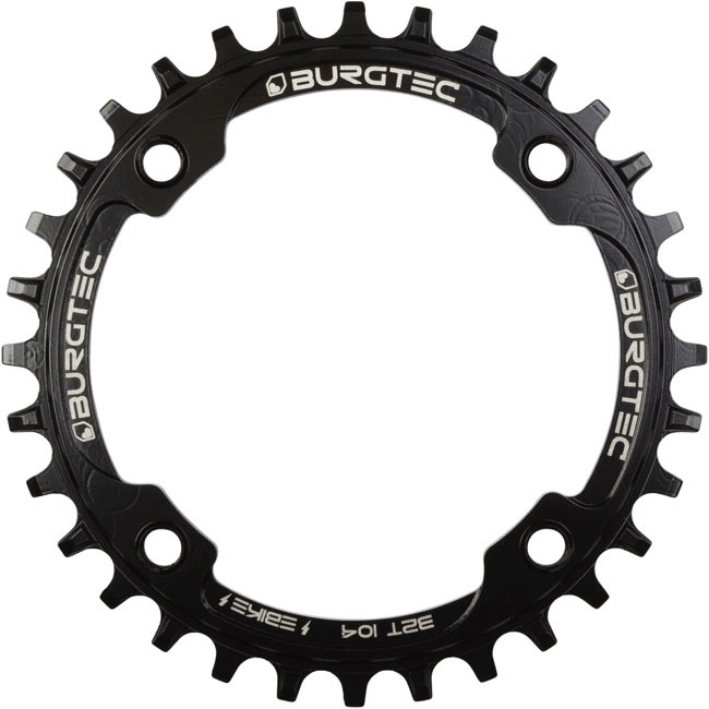 Burgtec 104MM BCD Inside Fit E-Bike Steel Thick Thin, 34T, Blk