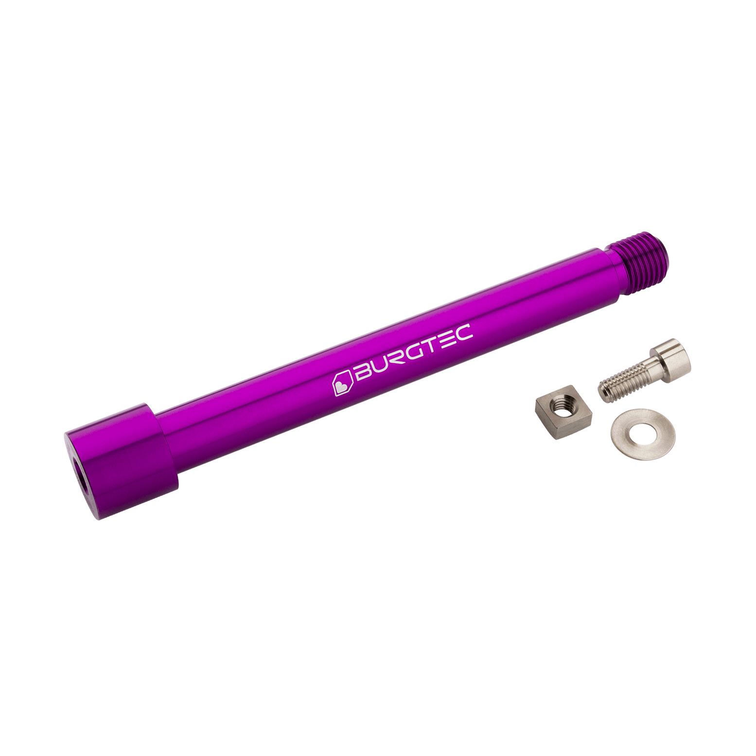 Burgtec Fox Fork 2021+ Axle, 15x110mm - Purple Rain