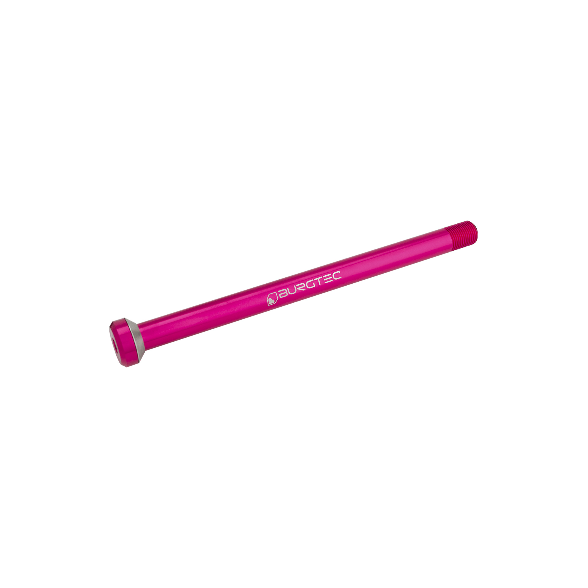 Burgtec Specialized 175.5mm Rear Axle, 12x1.0mm, Toxic Pink